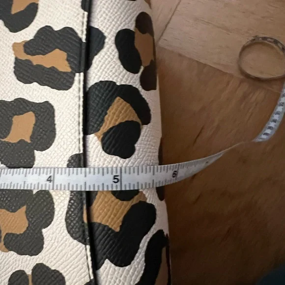 Coach Ocelot Print Mini Crosby Handbag - Picture 11 of 16